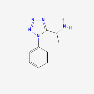1-(1-phenyl-1H-1,2,3,4-tetrazol-5-yl)ethan-1-amine