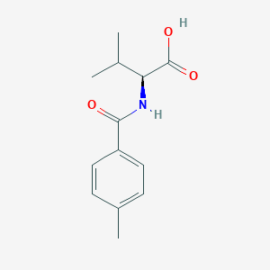 molecular formula C13H17NO3 B2739089 (2S)-3-methyl-2-[(4-methylphenyl)formamido]butanoic acid CAS No. 1212283-70-9