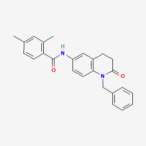 N-(1-benzyl-2-oxo-1,2,3,4-tetrahydroquinolin-6-yl)-2,4-dimethylbenzamide