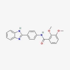 N-(4-(1H-benzo[d]imidazol-2-yl)phenyl)-2,3-dimethoxybenzamide