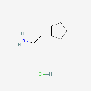molecular formula C8H16ClN B2739194 Bicyclo[3.2.0]heptan-6-ylmethanamine hydrochloride CAS No. 2155855-26-6