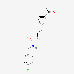 1-(2-(5-Acetylthiophen-2-yl)ethyl)-3-(4-chlorobenzyl)urea