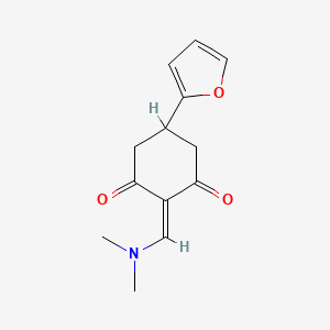 2-[(Dimethylamino)methylidene]-5-(furan-2-yl)cyclohexane-1,3-dione