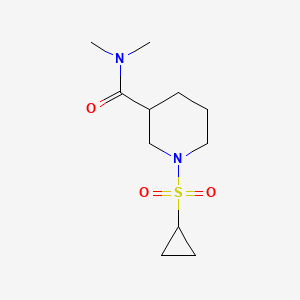 1-(cyclopropanesulfonyl)-N,N-dimethylpiperidine-3-carboxamide