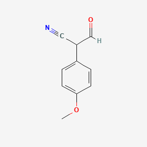 molecular formula C10H9NO2 B2739286 2-(4-Methoxyphenyl)-3-oxopropanenitrile CAS No. 35070-82-7