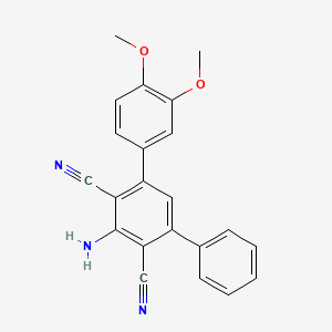 5'-Amino-3,4-dimethoxy-1,1':3',1''-terphenyl-4',6'-dicarbonitrile