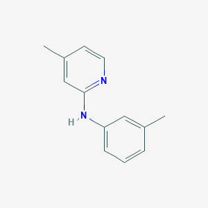 molecular formula C13H14N2 B2739311 4-Methyl-N-(3-methylphenyl)pyridin-2-amine CAS No. 1243293-43-7
