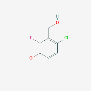 molecular formula C8H8ClFO2 B2739379 6-Chloro-2-fluoro-3-methoxybenzyl alcohol CAS No. 886499-68-9