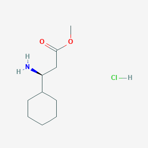 Methyl (3S)-3-amino-3-cyclohexylpropanoate;hydrochloride