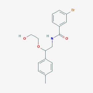 molecular formula C18H20BrNO3 B2739516 3-bromo-N-[2-(2-hydroxyethoxy)-2-(4-methylphenyl)ethyl]benzamide CAS No. 1798672-47-5