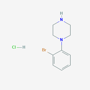 molecular formula C10H14BrClN2 B2739679 Piperazine, 1-(2-bromophenyl)-, monohydrochloride CAS No. 853745-55-8