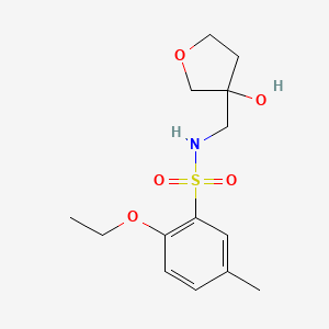 2-ethoxy-N-((3-hydroxytetrahydrofuran-3-yl)methyl)-5-methylbenzenesulfonamide
