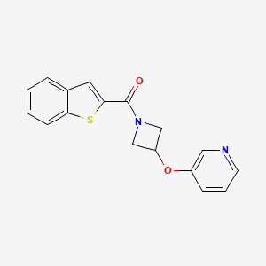 Benzo[b]thiophen-2-yl(3-(pyridin-3-yloxy)azetidin-1-yl)methanone
