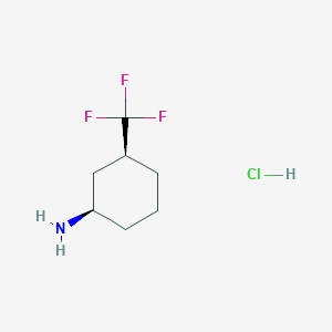 cis-3-(Trifluoromethyl)cyclohexan-1-amine hydrochloride