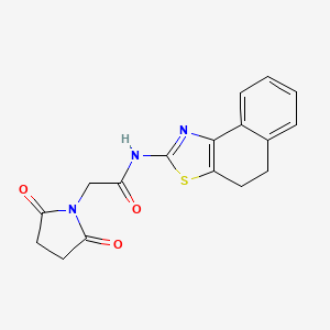 N-(4,5-dihydronaphtho[1,2-d]thiazol-2-yl)-2-(2,5-dioxopyrrolidin-1-yl)acetamide