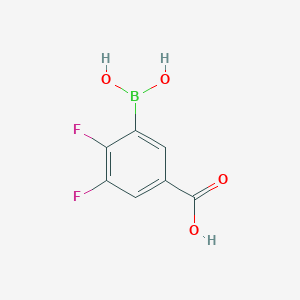 3-Borono-4,5-difluorobenzoic acid