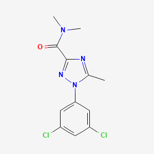 1-(3,5-dichlorophenyl)-N,N,5-trimethyl-1H-1,2,4-triazole-3-carboxamide