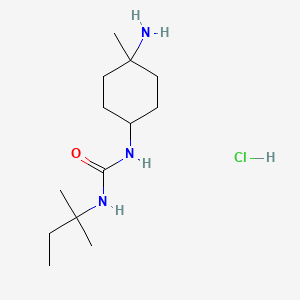 1-(4-Amino-4-methylcyclohexyl)-3-(2-methylbutan-2-yl)urea;hydrochloride