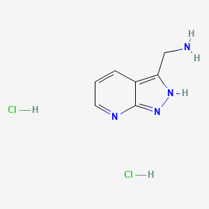 (1H-pyrazolo[3,4-b]pyridin-3-ylmethyl)amine dihydrochloride
