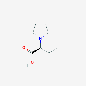(S)-3-Methyl-2-(1-pyrrolidinyl)butyric Acid