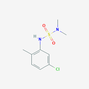 [(5-Chloro-2-methylphenyl)sulfamoyl]dimethylamine