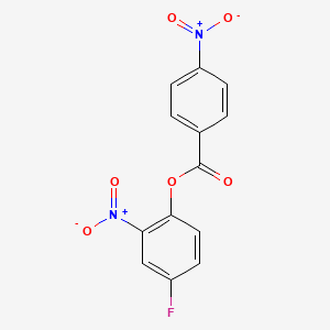 4-Fluoro-2-nitrophenyl 4-nitrobenzenecarboxylate