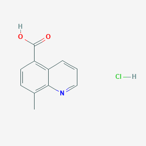 8-Methylquinoline-5-carboxylic acid;hydrochloride