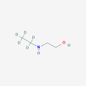 molecular formula C4H11NO B2739811 N-Ethyl-d5-ethanolamine, 98 atom % D, 97% (CP) CAS No. 1325559-32-7