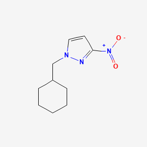 molecular formula C10H15N3O2 B2739814 1-(环己甲基)-3-硝基-1H-嘧啶 CAS No. 1240579-32-1