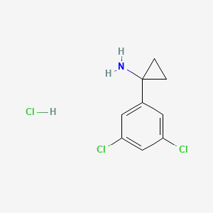 1-(3,5-Dichlorophenyl)cyclopropan-1-amine;hydrochloride