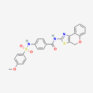 N-(4H-chromeno[4,3-d]thiazol-2-yl)-4-(4-methoxyphenylsulfonamido)benzamide