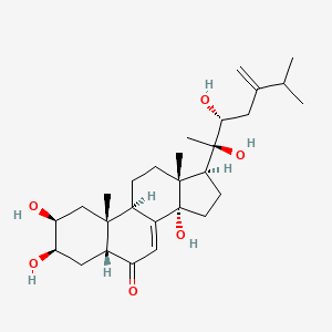 molecular formula C28H44O6 B2739881 Polyporusterone B CAS No. 141360-89-6