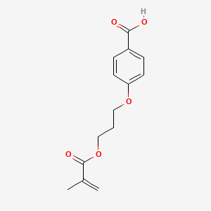 molecular formula C14H16O5 B2739893 4-[3-(2-methylprop-2-enoyloxy)propoxy]benzoic Acid CAS No. 140918-56-5