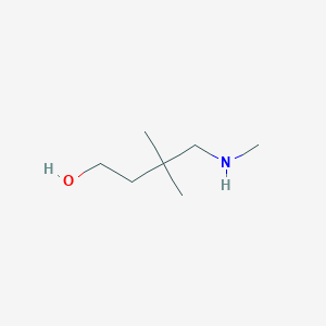 B2739924 3,3-Dimethyl-4-(methylamino)butan-1-ol CAS No. 1268153-97-4