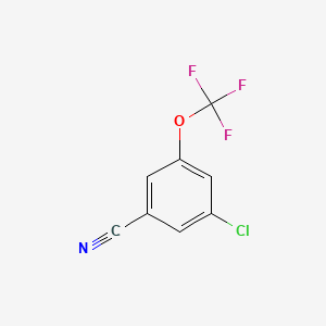molecular formula C8H3ClF3NO B2739945 3-Chloro-5-(trifluoromethoxy)benzonitrile CAS No. 886503-29-3