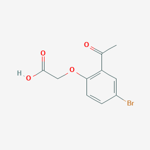 2-(2-Acetyl-4-bromophenoxy)acetic acid