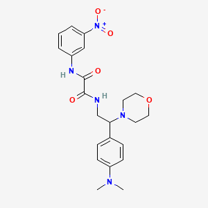 N1-(2-(4-(dimethylamino)phenyl)-2-morpholinoethyl)-N2-(3-nitrophenyl)oxalamide