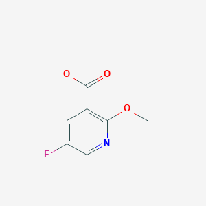 molecular formula C8H8FNO3 B2740027 Methyl 5-fluoro-2-methoxynicotinate CAS No. 122433-52-7