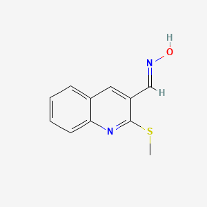 2-(Methylsulfanyl)-3-quinolinecarbaldehyde oxime