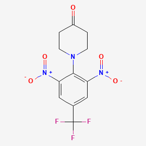 1-[2,6-dinitro-4-(trifluoromethyl)phenyl]tetrahydro-4(1H)-pyridinone