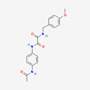 N1-(4-acetamidophenyl)-N2-(4-methoxybenzyl)oxalamide