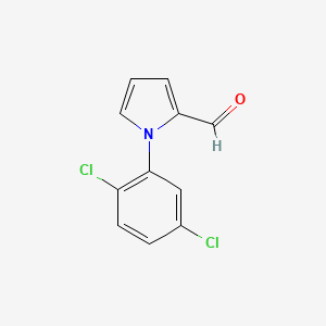 molecular formula C11H7Cl2NO B2740243 1-(2,5-dichlorophenyl)-1H-pyrrole-2-carbaldehyde CAS No. 881041-52-7