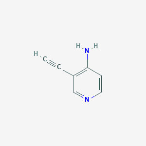 molecular formula C7H6N2 B2740269 3-Ethynylpyridin-4-amine CAS No. 1239605-12-9