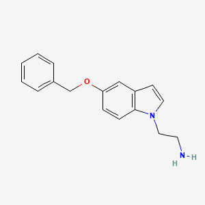 molecular formula C17H18N2O B2740272 2-(5-(benzyloxy)-1H-indol-1-yl)ethanamine CAS No. 1158586-95-8