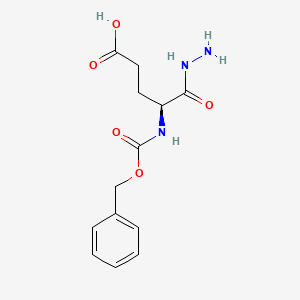 molecular formula C13H17N3O5 B2740330 n-alpha-Carbobenzoxy-l-glutamic acid alpha-hydrazide CAS No. 5707-87-9