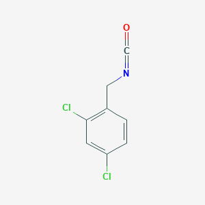 molecular formula C8H5Cl2NO B027404 2,4-二氯苄基异氰酸酯 CAS No. 19654-32-1