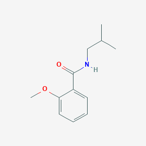 molecular formula C12H17NO2 B274062 N-isobutyl-2-methoxybenzamide 