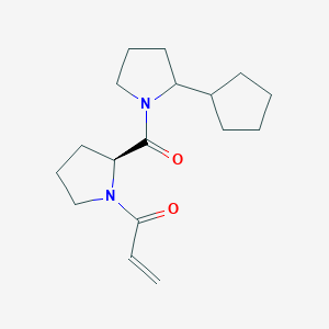 molecular formula C17H26N2O2 B2740657 Schembl21392936 CAS No. 2321492-95-7
