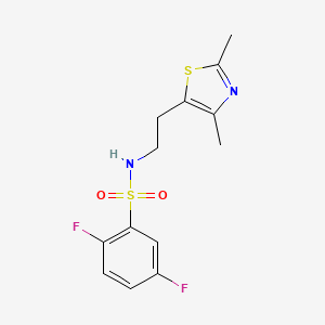 N-(2-(2,4-dimethylthiazol-5-yl)ethyl)-2,5-difluorobenzenesulfonamide