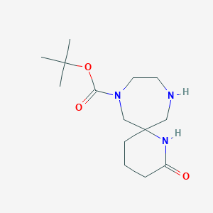 tert-Butyl 2-oxo-1,8,11-triazaspiro[5.6]dodecane-8-carboxylate